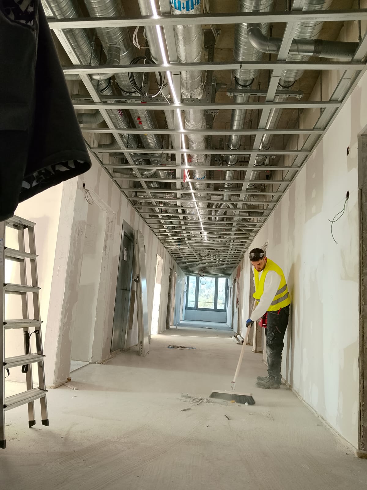 Trockenbau und Reinigung